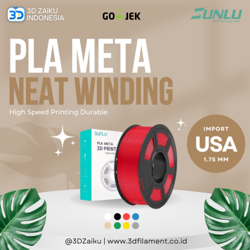 SUNLU 3D Filament PLA Meta Neat Winding High Speed Printing Durable